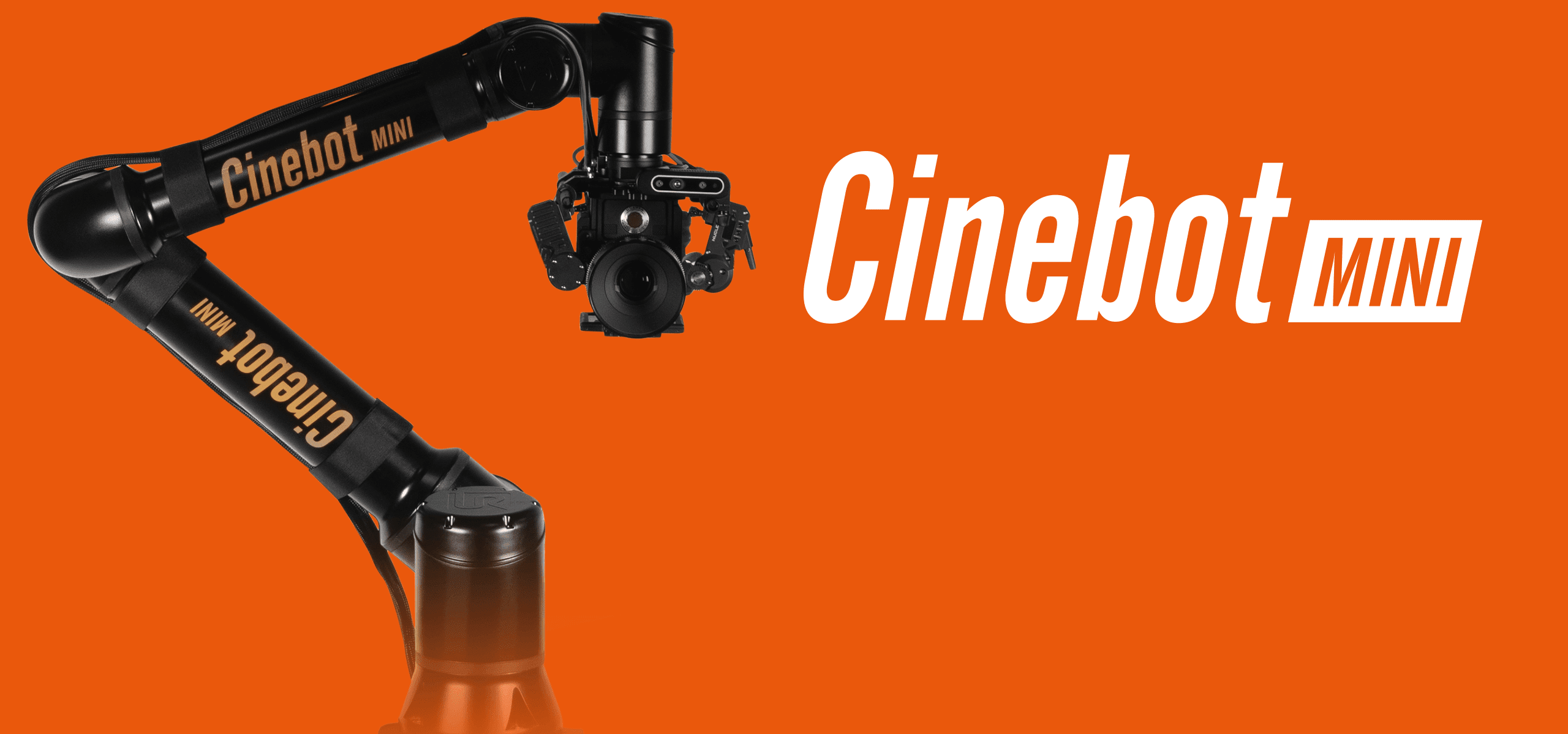 The Cinebot Mini in action, capturing an intricate shot, as seen from the perspective of a filmmaker at the controls, showcasing the machine’s rental potential to enhance any production