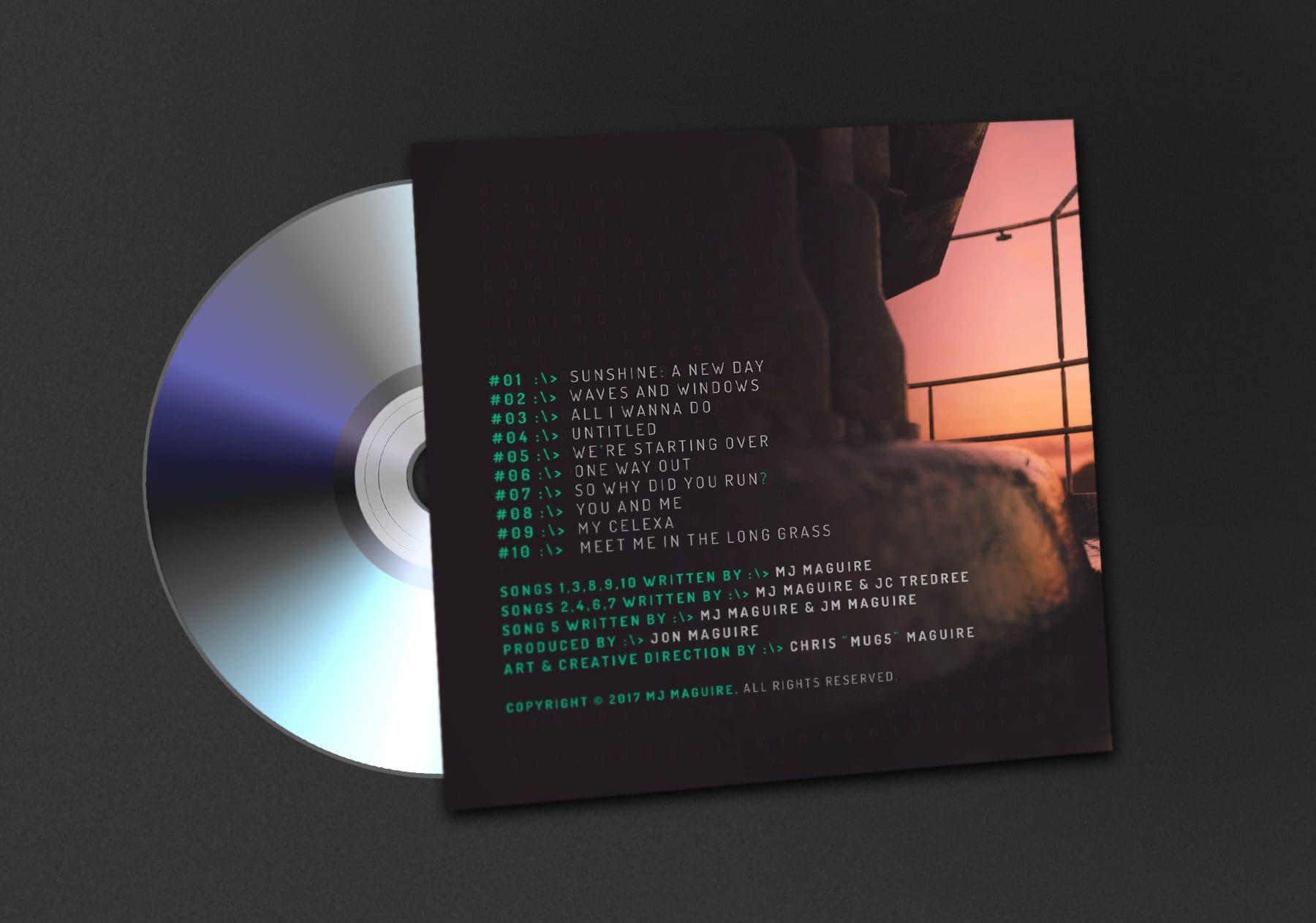 Mark Maguire: Inside The Simulation (Back Cover)