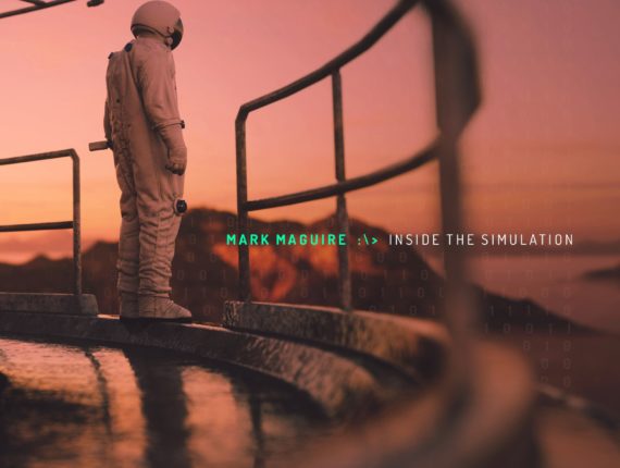 Mark Maguire: Inside The Simulation (Front Cover)