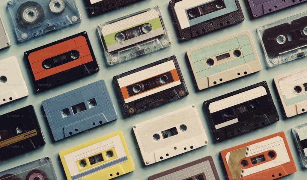 Audio Tapes stock image