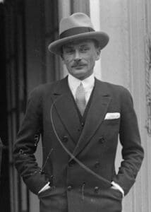 Lucien Lelong in 1925, French fashion designer, Paris