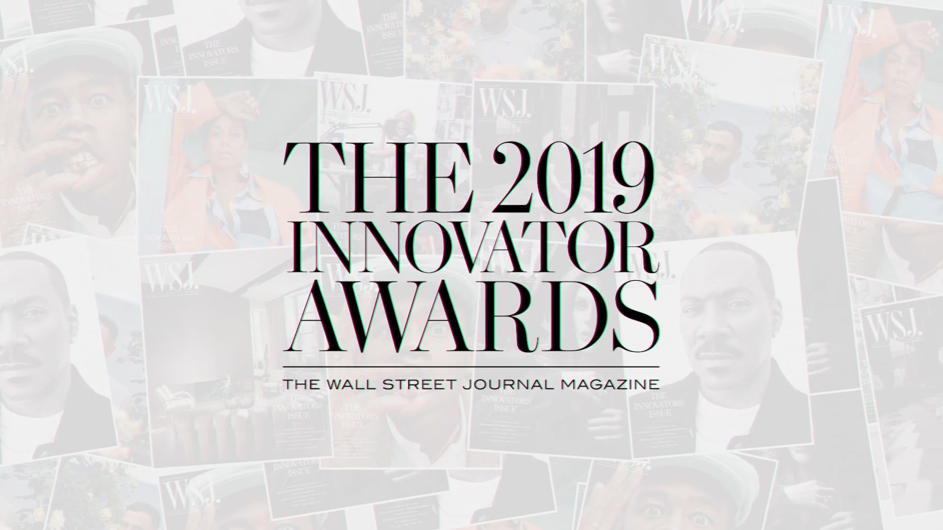 Wall Street Journal Magazine: Innovators Awards 2019